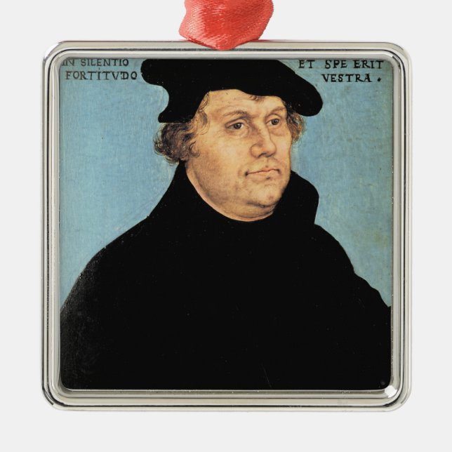 Martin Luther, c.1532 Metal Ornament (Front)