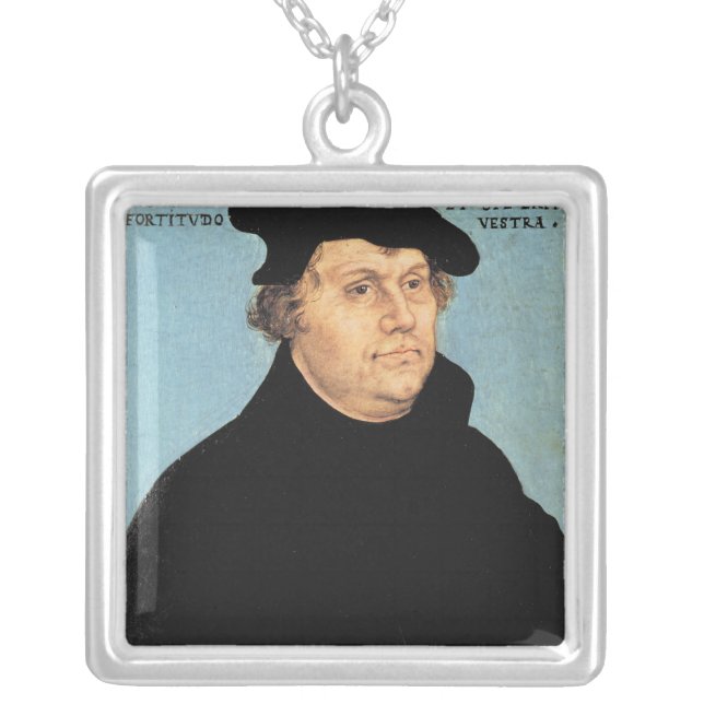 Martin Luther, c.1532 Silver Plated Necklace (Front)