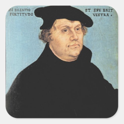 Martin Luther c1532 Square Sticker