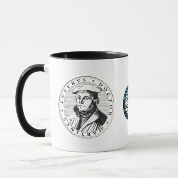 Martin Luther Coffee Mug by FiveSolas at Zazzle