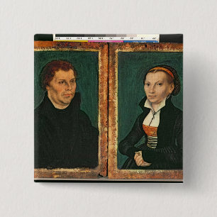 Martin Luther, Katharina von Bora, c.1526 Button