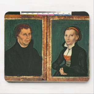 Martin Luther, Katharina von Bora, c.1526 Mouse Pad