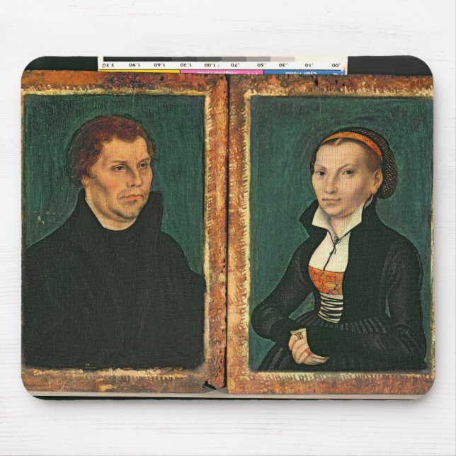 Martin Luther, Katharina von Bora, c.1526 Mouse Pad (Front)