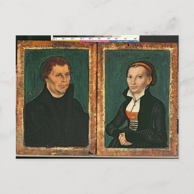 Martin Luther, Katharina von Bora, c.1526 Postcard (Front)