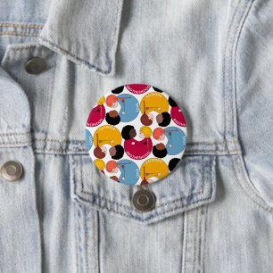 Martin Luther King day, equality & brotherhood Button