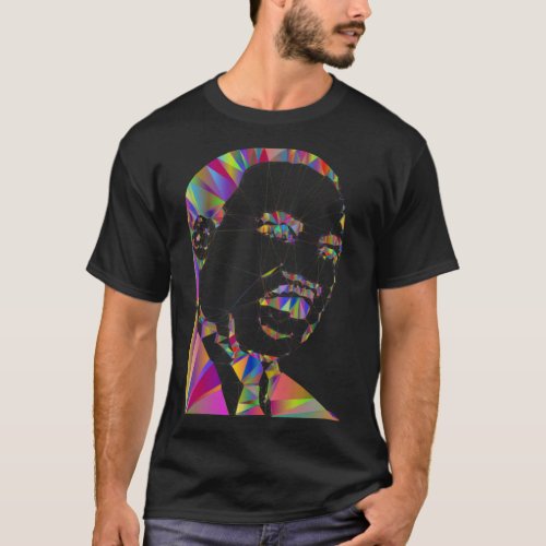 Martin Luther King Jr Low Poly Polyprismatic T_Shirt