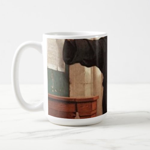 Martin Luther Nailing 95 Theses Coffee Mug