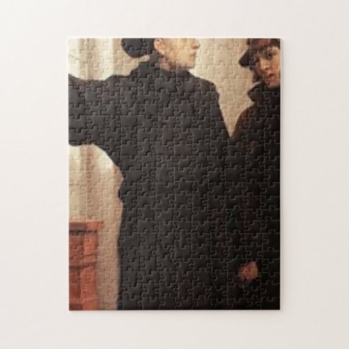 Martin Luther Nailing 95 Theses Jigsaw Puzzle