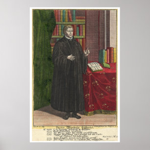 Martin Luther portrait Poster