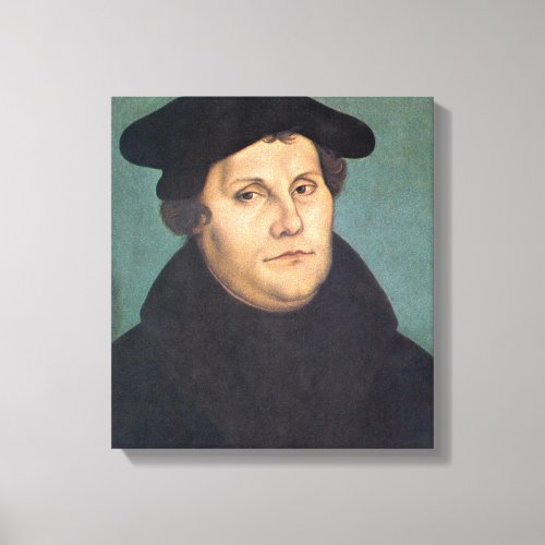 Martin Luther Protestant Canvas Print