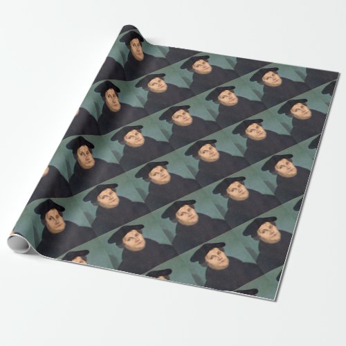 Martin Luther Protestant Reformation Wrapping Paper