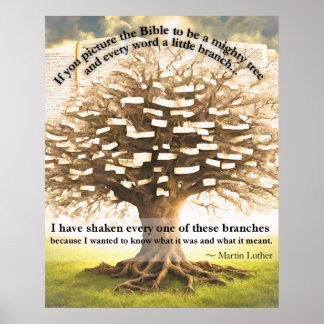 Martin Luther quote poster