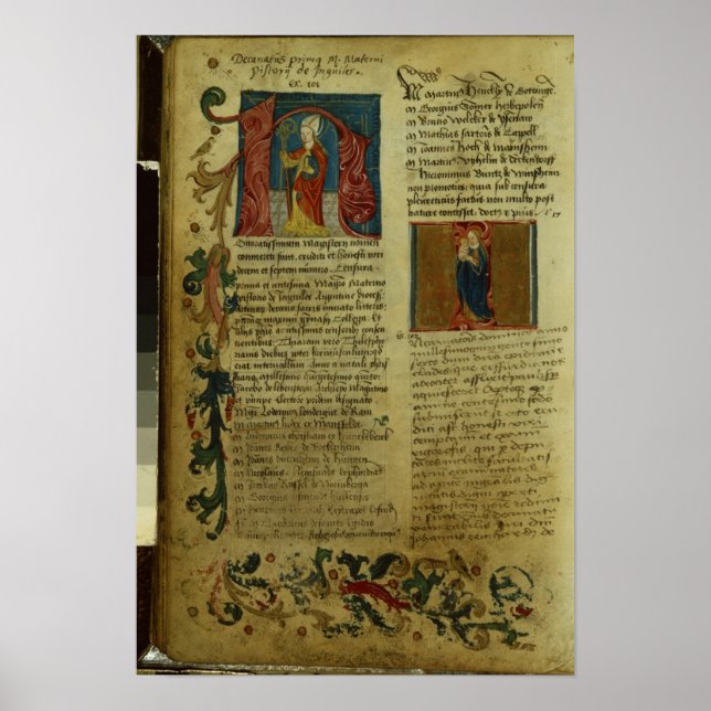 Martin Luther's Enrollment Poster (Front)