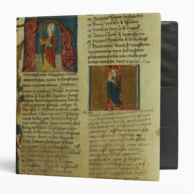 Martin Luther's Enrolment Binder (Front/Inside)