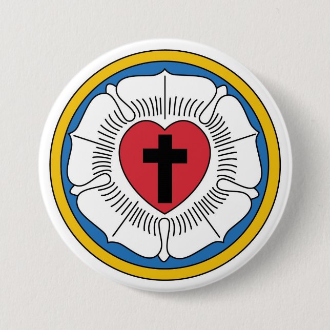 Martin Luther's Seal Pinback Button (Front)