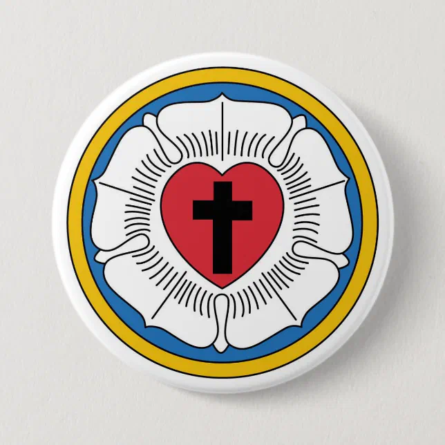 Martin Luther's Seal Pinback Button | Zazzle