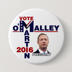 Martin O'Malley for President 2016 Button