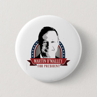 Martin O'Malley For President 2016 Spangled Banner Pinback Button