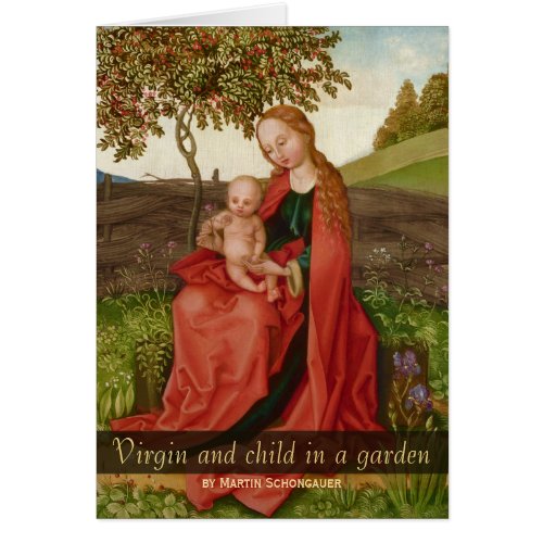 Martin Schongauer CC0940 Virgin garden Card