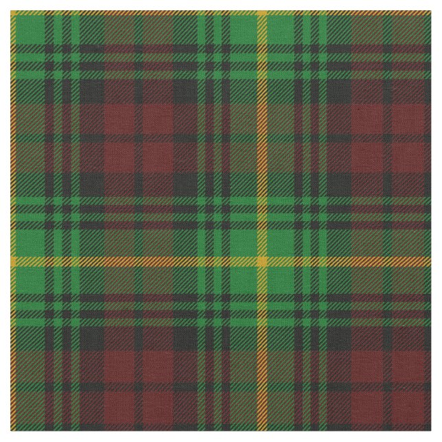 Martin Tartan Print Fabric (Close Up)