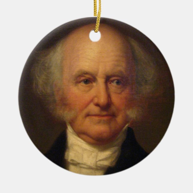 Martin Van Buren 8th President Ceramic Ornament (Front)