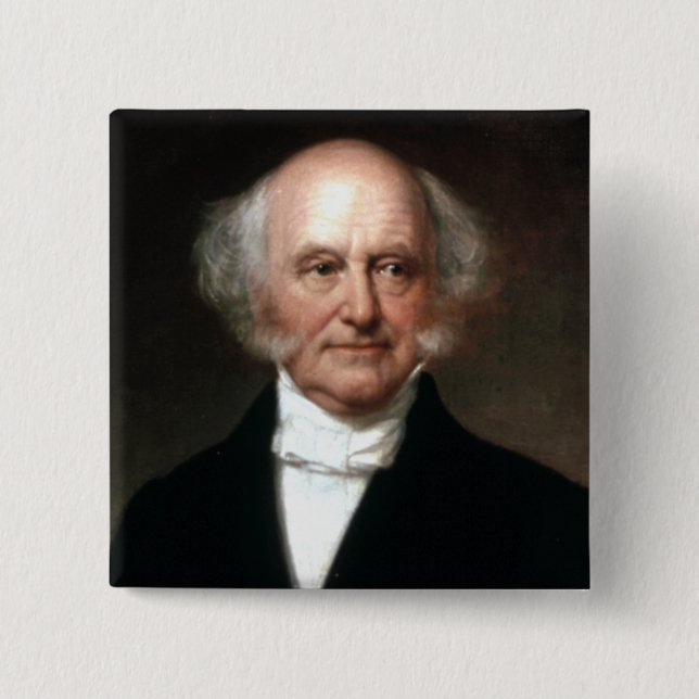 Martin Van Buren Pinback Button (Front)