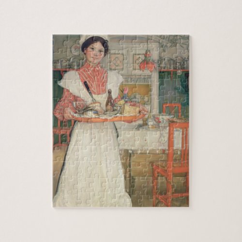 Martina Carrying Breakfast on a Tray 1904 Jigsaw Puzzle