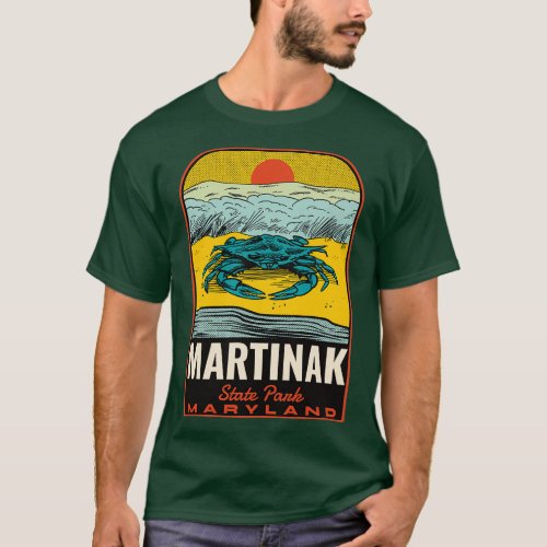 Martinak State Park MD Vintage Travel T_Shirt