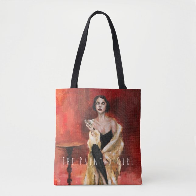 "Martine" girls night out tote bag (Front)