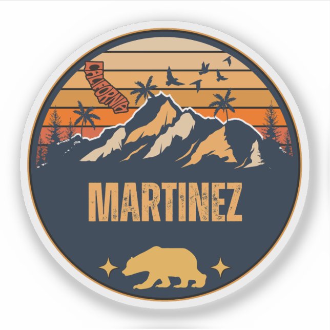 Martinez, California Sticker (Front)