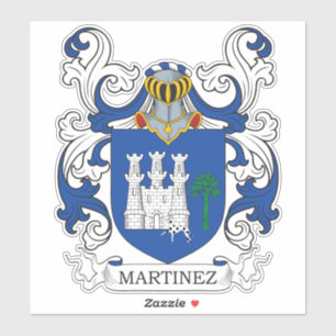 Martinez Coat of Arms Sticker