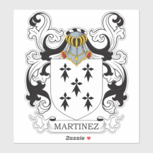 Martinez Coat of Arms Sticker