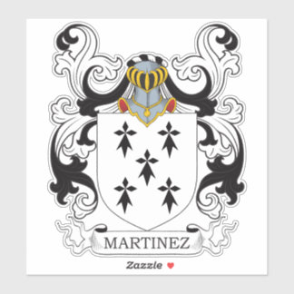 Martinez Coat of Arms Sticker