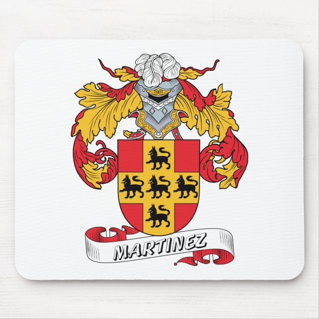 Martinez Family Crest Mouse Pad (Front)
