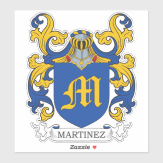 Martinez Family Crest Sticker