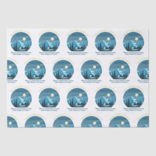 Martinez Family Merry Christmas from Our Home Tissue Paper