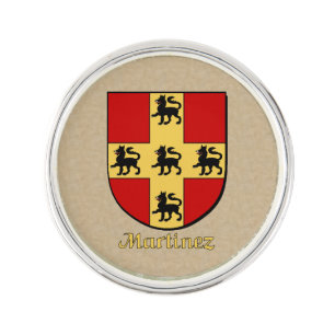 Martinez Historical Shield Pin