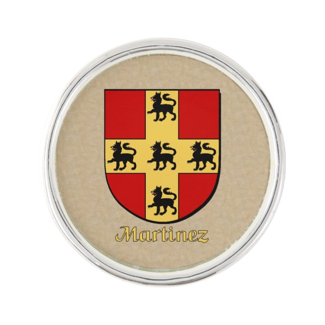 Martinez Historical Shield Pin (Front)