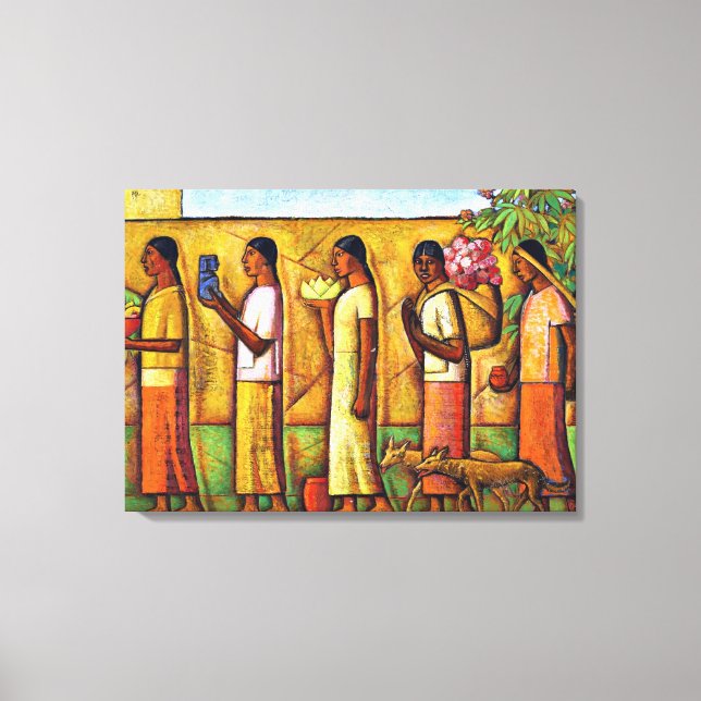 Martinez - On the Way to Market Canvas Print (Front)