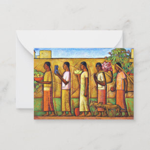 Martinez - On the Way to Market Note Card