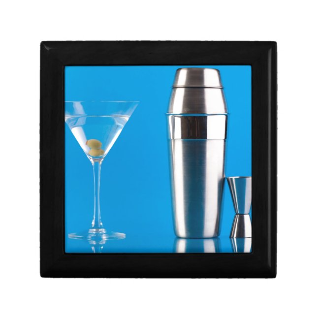 Martini and a shaker keepsake box (Front)