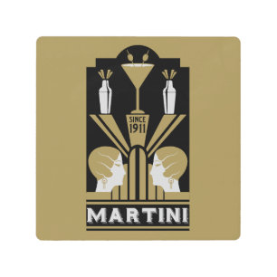 Martini Art Deco Art