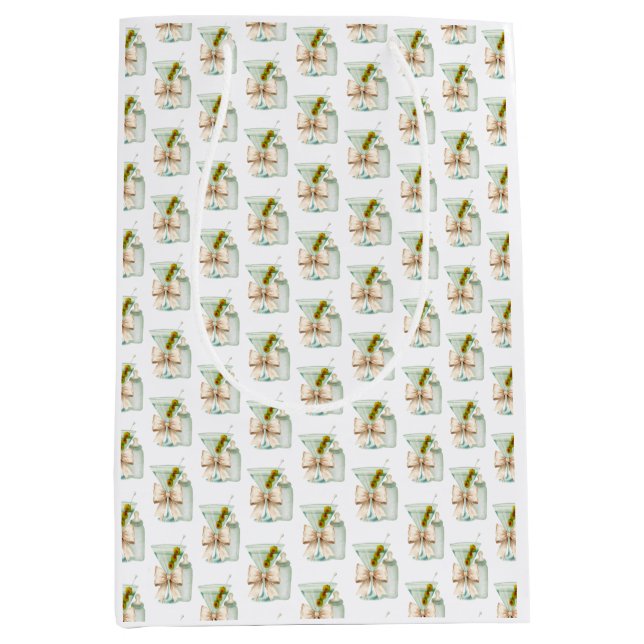 Martini Baby  Medium Gift Bag (Front)