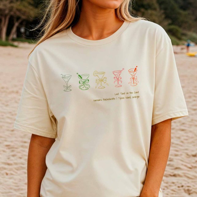 Martini Bachelorette Beach Cover-Up or Sleep T-Shirt (Creator Uploaded)