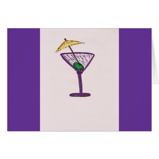 Martini Bachelorette Cards (Front Horizontal)