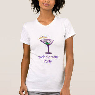 Martini Bachelorette Party T-Shirt