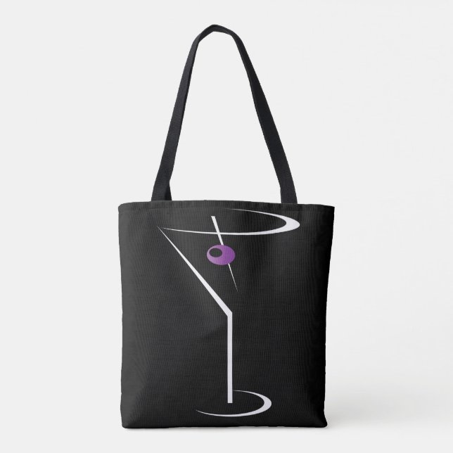 Martini Bartender Bag - Martini Glass Bartending (Back)