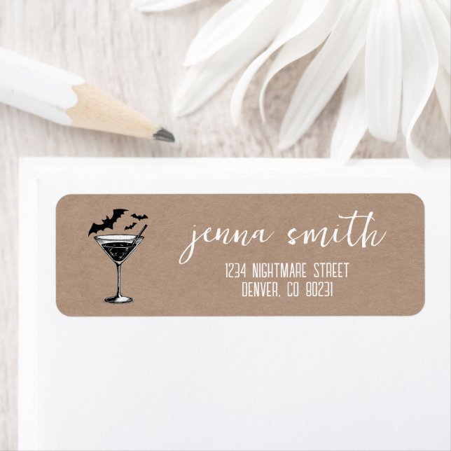 Martini Bats Label (Insitu)
