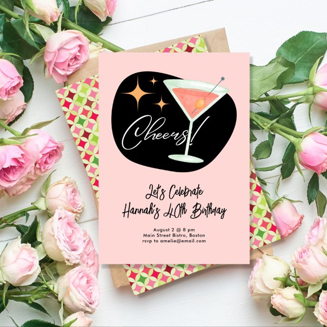 Martini Birthday Invitation (Creator Uploaded)