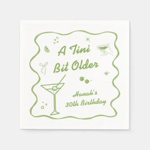 Martini Birthday Party theme Napkins